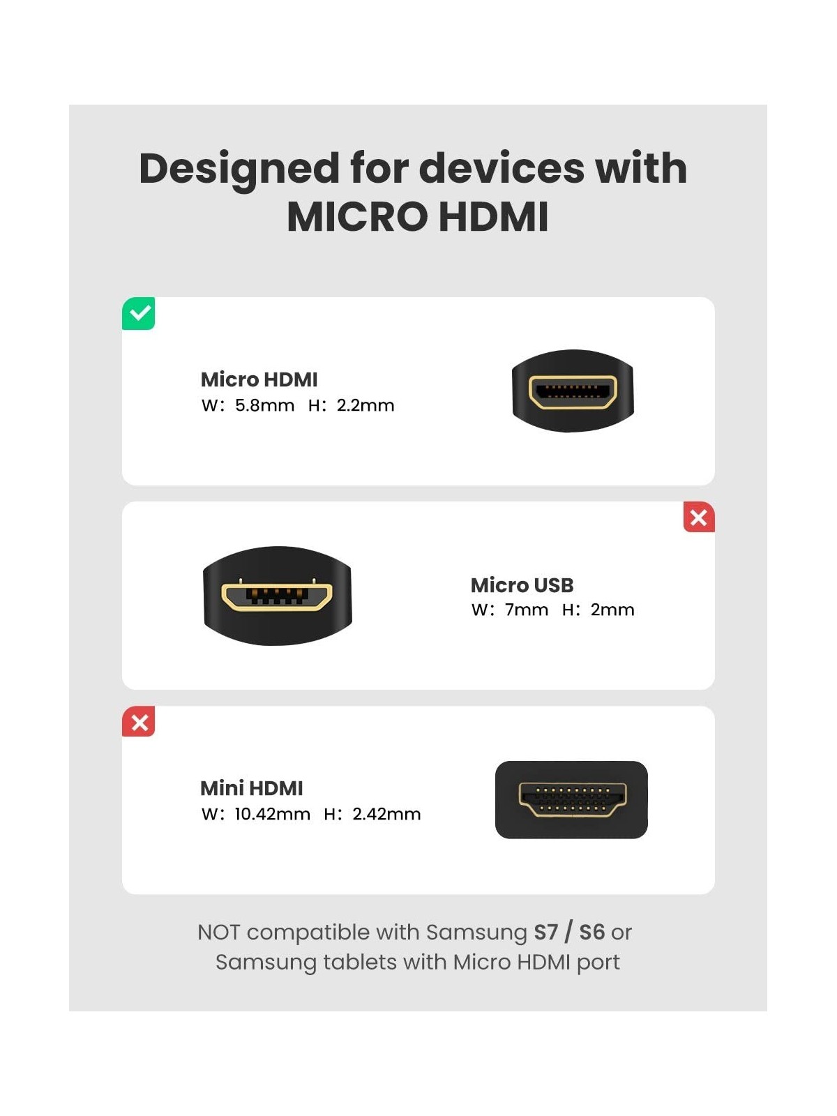 Adaptateur micro-HDMI vers HDMI - Situx