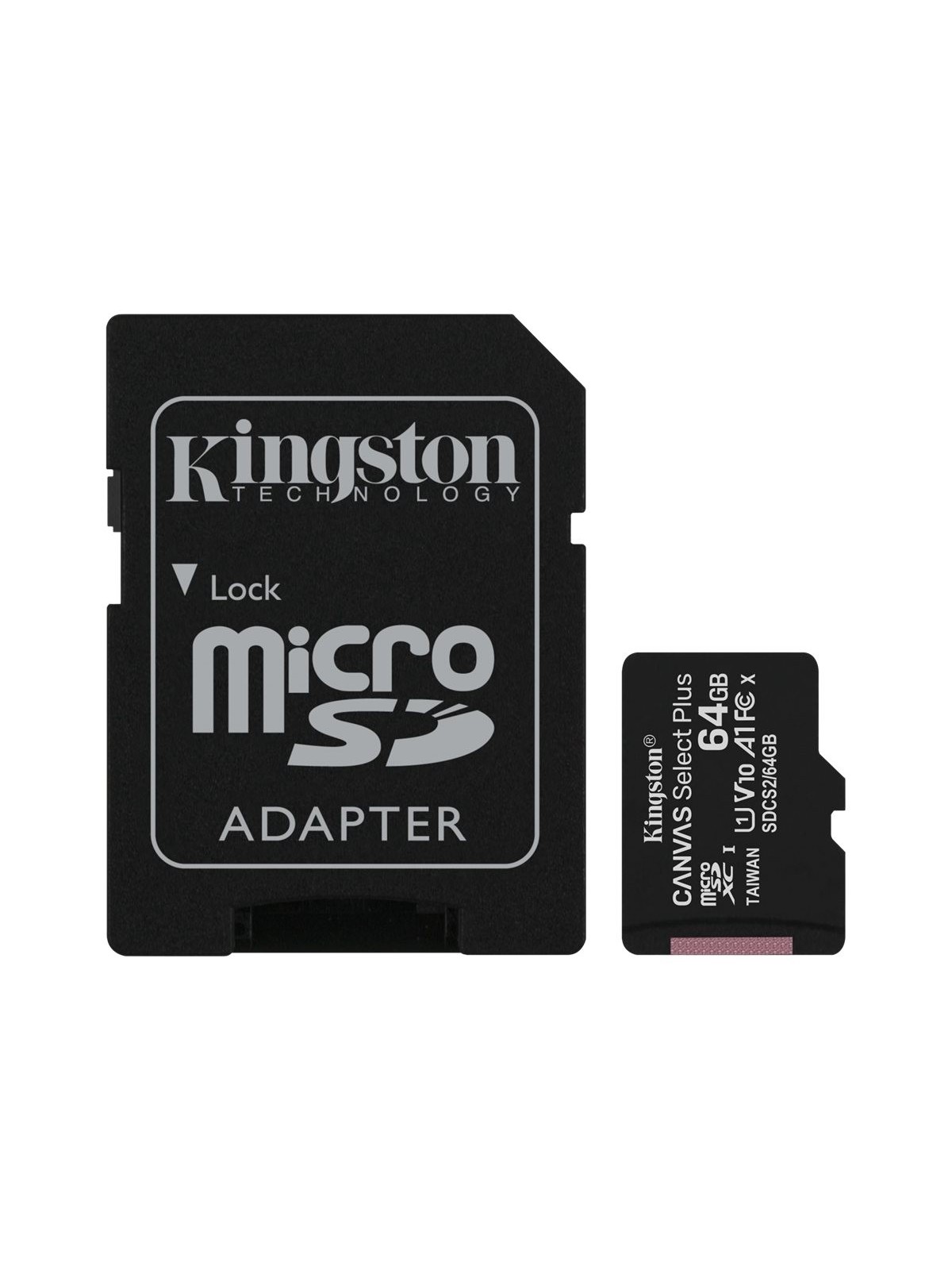 Carte micro-SD 64Go avec adaptateur - Kingston - Situx