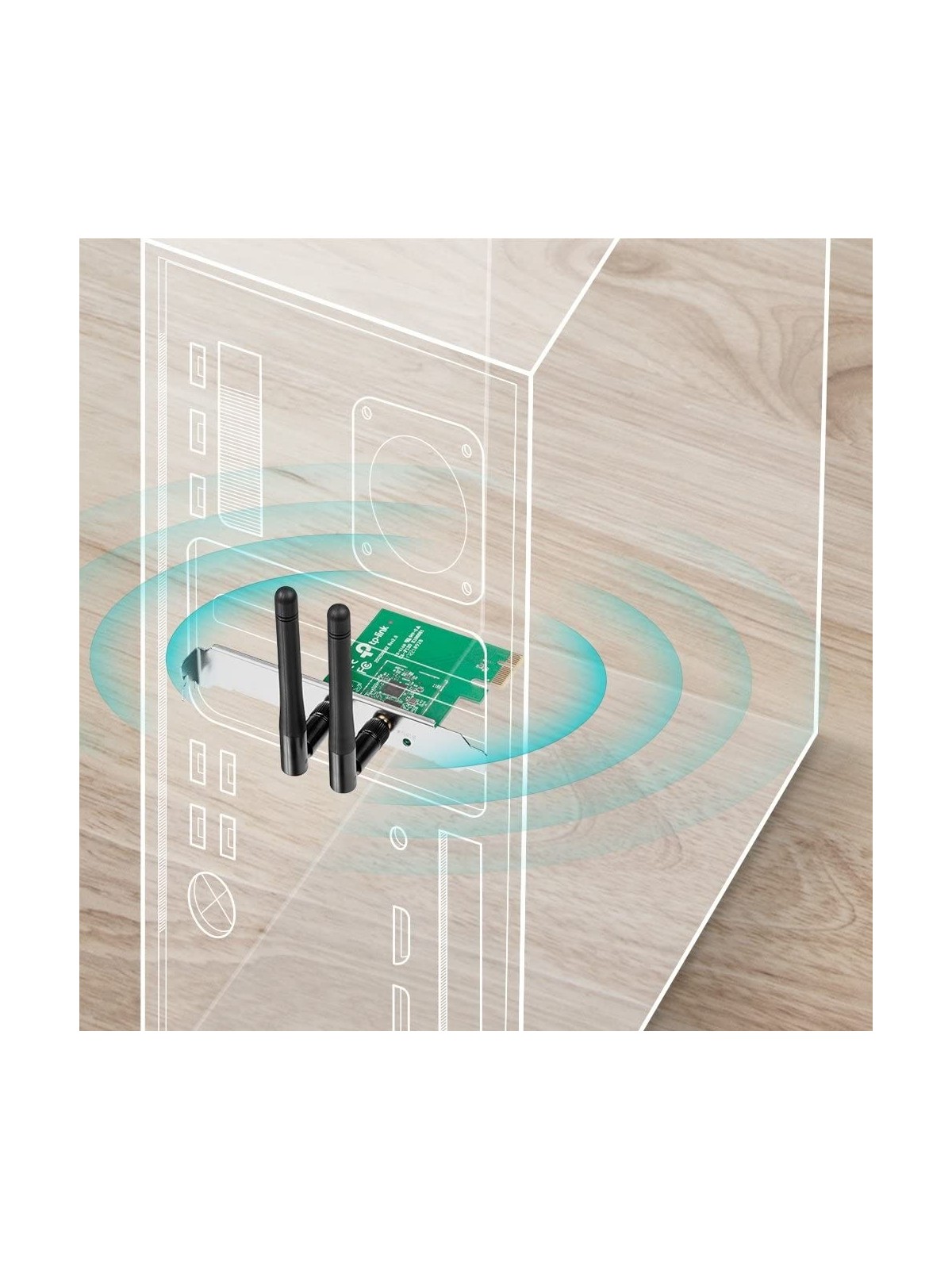 Carte WiFi TP-Link - PCI Express - 300 Mbps - Situx