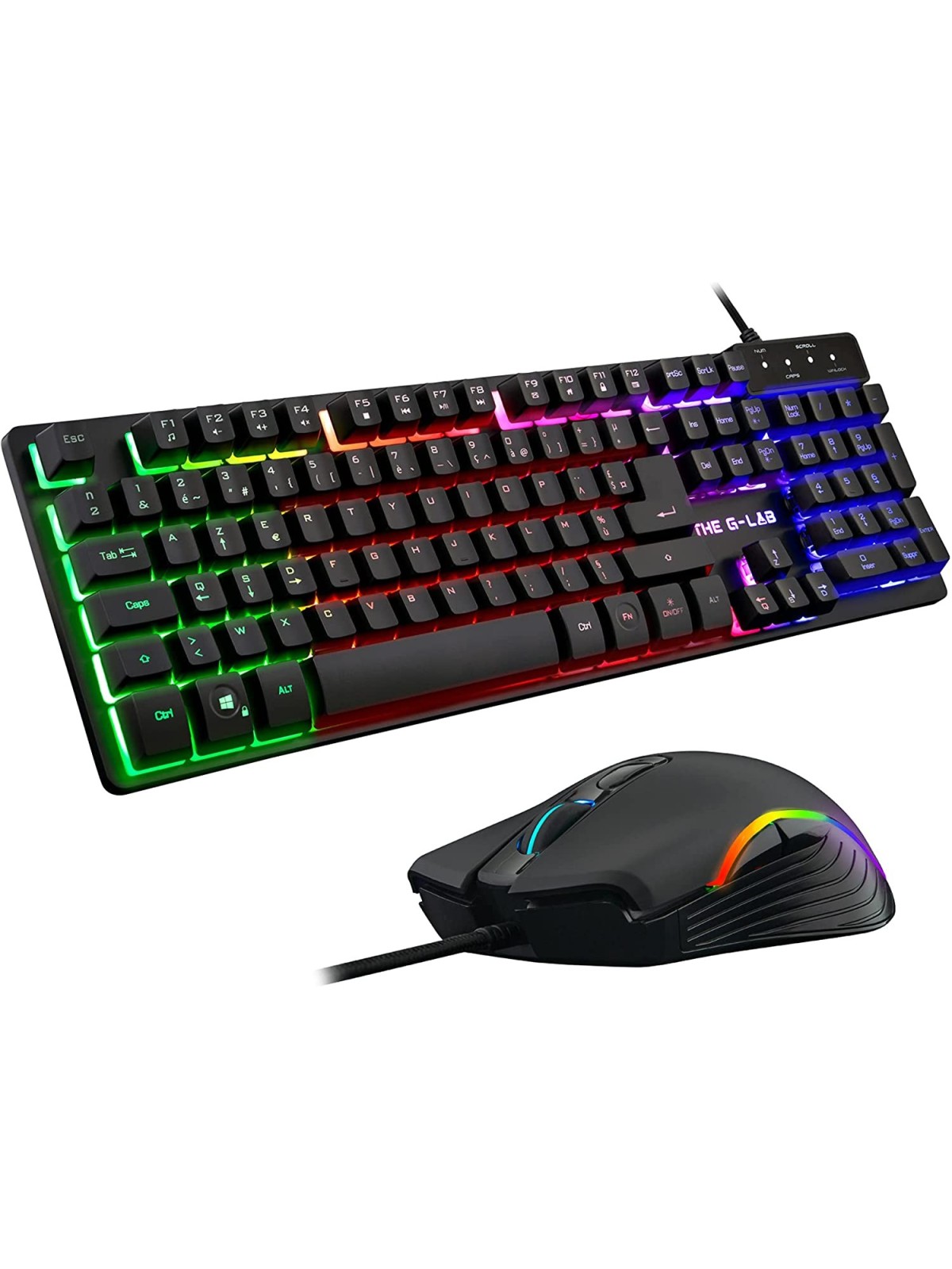 Pack Clavier/Souris - The KRYPTON RGB - Filaire - Situx