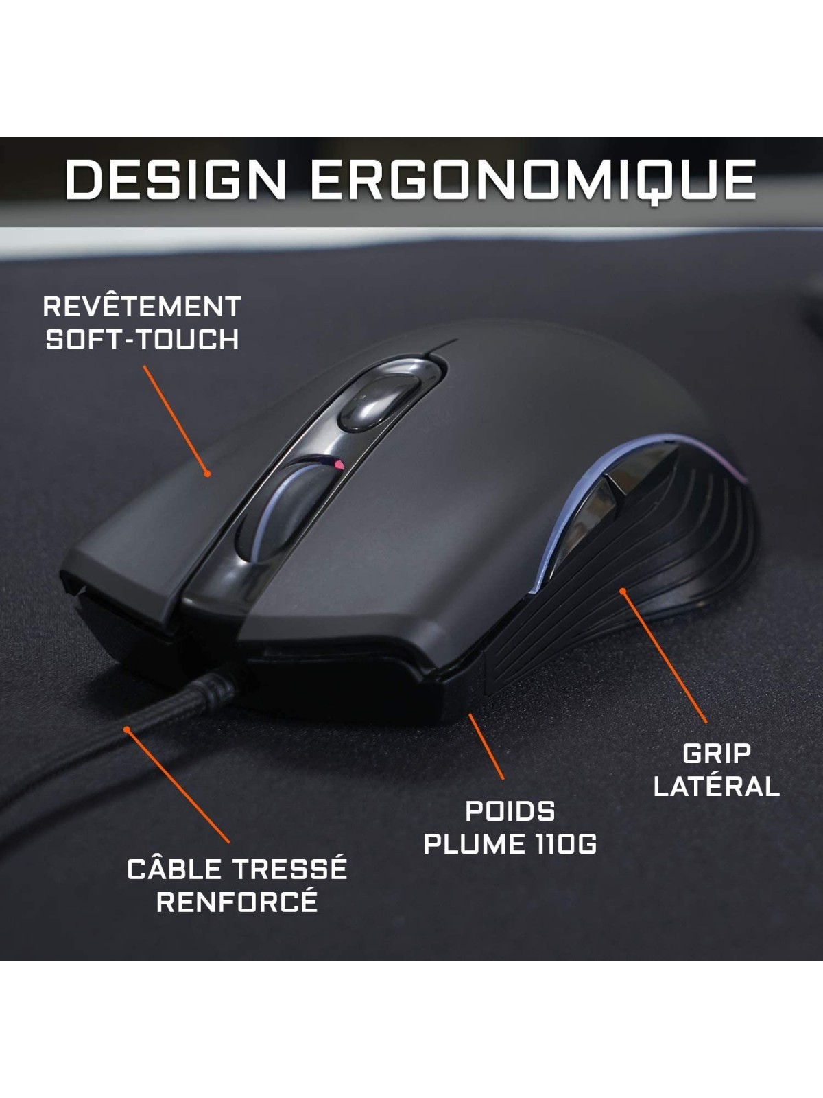 Pack Clavier/Souris - The KRYPTON RGB - Filaire - Situx